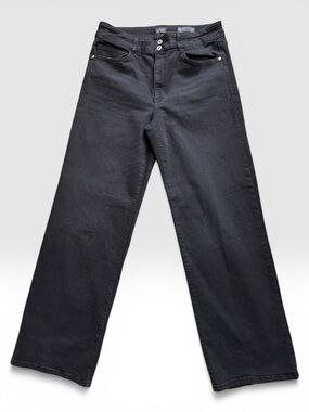 NWT J.Jill Basalt Black High-Rise Full Leg Jeans | Size 12